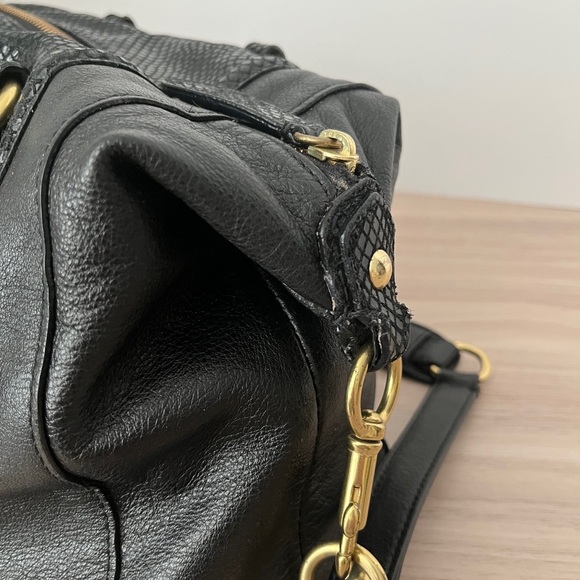 Coach Ashley Black Leather Handbag, F1273-F19246 - Picture 11 of 15